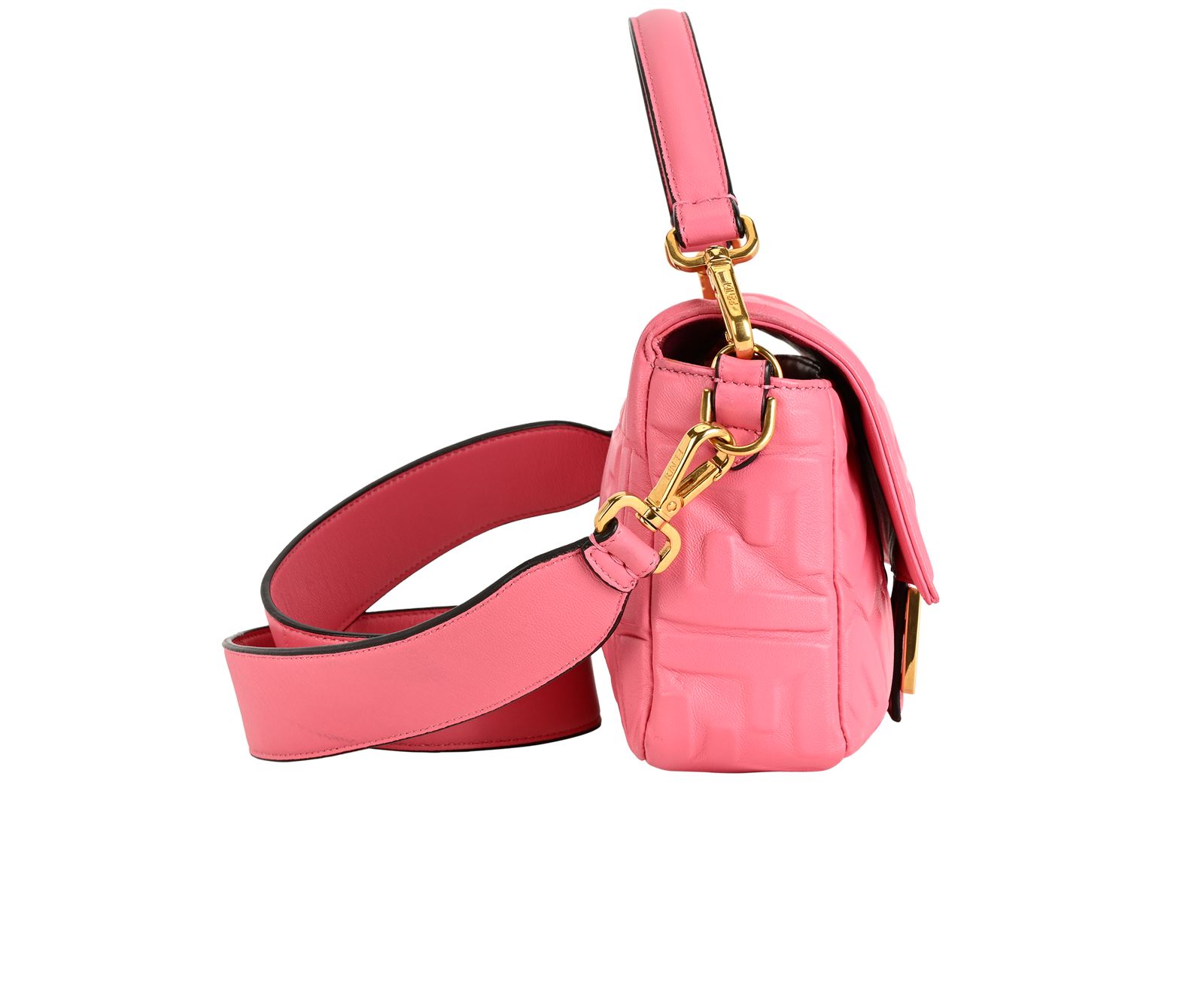 Baguette, &pound;1,500, Handbags, Pink, Leather, Side view